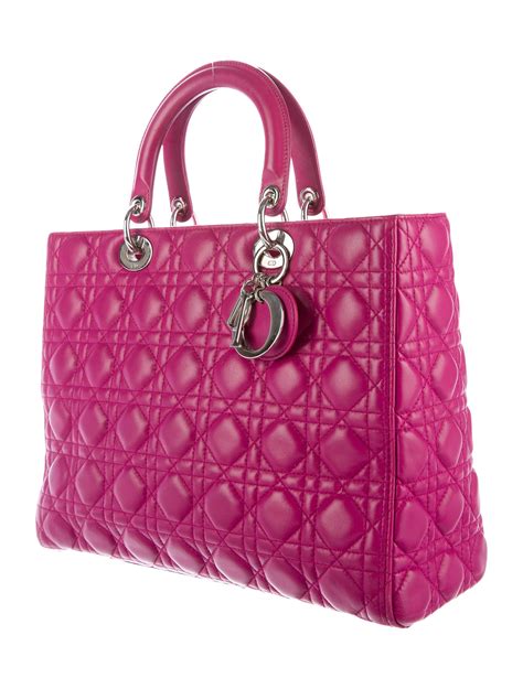 dior bag large|large lady dior bag price.